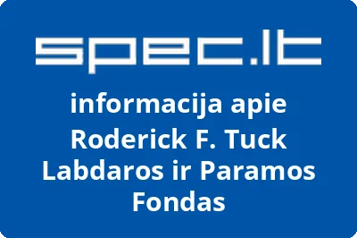 Roderick F. Tuck Labdaros ir Paramos Fondas