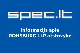 ROHSBURG LLP atstovybė iliustracija