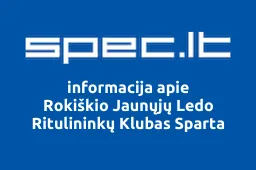 Rokiškio Jaunųjų Ledo Ritulininkų Klubas Sparta | spec.lt