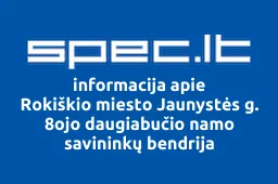 Rokiškio miesto Jaunystės g. 8ojo daugiabučio namo savininkų bendrija iliustracija