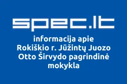 Rokiškio r. Jūžintų Juozo Otto Širvydo pagrindinė mokykla iliustracija
