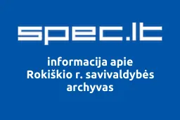 Rokiškio r. savivaldybės archyvas | spec.lt