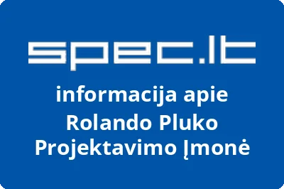 Rolando Pluko Projektavimo Įmonė