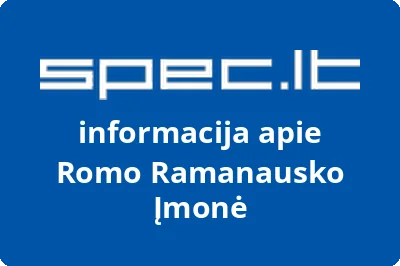 Romo Ramanausko įmonė | spec.lt