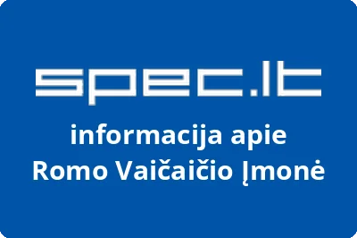 Romo Vaičaičio, IĮ