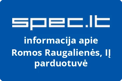 Romos Raugalienės, IĮ parduotuvė