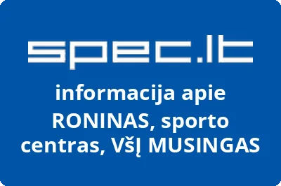 sporto klubas Musingas, VŠĮ | spec.lt