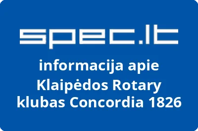 Klaipėdos Rotary klubas Concordia 1826