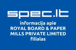 ROYAL BOARD & PAPER MILLS PRIVATE LIMITED filialas | spec.lt