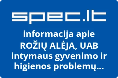 ROŽIŲ ALĖJA, UAB intymaus gyvenimo ir higienos problemų konsultavimo ir gydymo centras