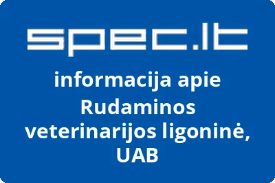 Rudaminos veterinarijos ligoninė, UAB