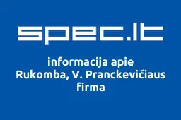 Rukomba, V. Pranckevičiaus firma iliustracija