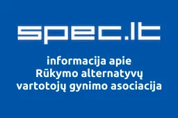 Rūkymo alternatyvų vartotojų gynimo asociacija | spec.lt