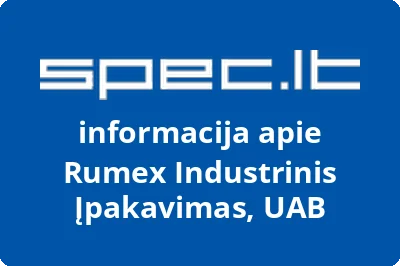 RUMEX INDUSTRINIS ĮPAKAVIMAS, UAB