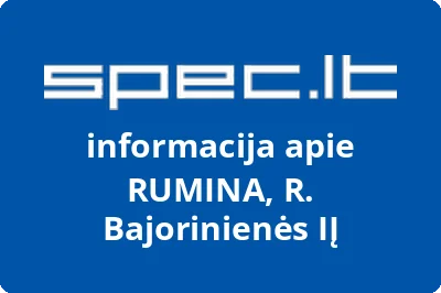 RUMINA, R. Bajorinienės, IĮ