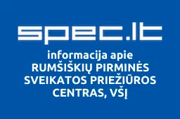 RUMŠIŠKIŲ PIRMINĖS SVEIKATOS PRIEŽIŪROS CENTRAS, VŠĮ iliustracija
