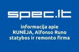 RUNĖJA, Alfonso Runo statybos ir remonto firma | spec.lt