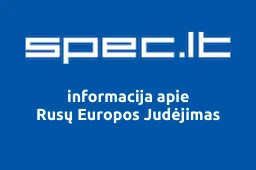 Rusų Europos Judėjimas | spec.lt