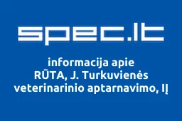 RŪTA, J. Turkuvienės veterinarinio aptarnavimo, IĮ iliustracija