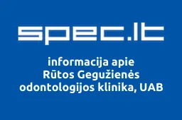 Rūtos Gegužienės odontologijos klinika, UAB | spec.lt