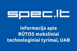RŪTOS moksliniai technologiniai tyrimai, UAB