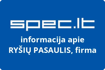 A. Sinkevičiaus firma RYŠIŲ PASAULIS