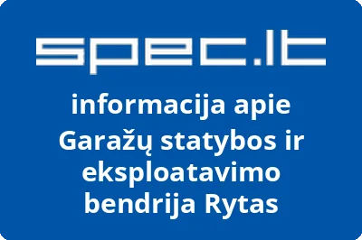 Garažų statybos ir eksploatavimo bendrija Rytas