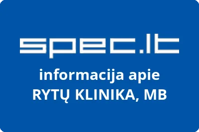 RYTŲ KLINIKA, MB | spec.lt