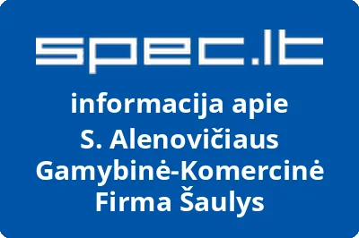 S. Alenovičiaus Gamybinė-Komercinė Firma Šaulys