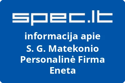 S. G. Matekonio Personalinė Firma Eneta