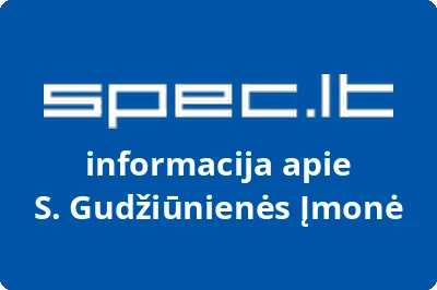 S. Gudžiūnienės Įmonė