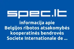 Belgijos ribotos atsakomybės kooperatinės bendrovės Societe Internationale de Telecommunications Aeronautiques S.I.T.A. atstovybė | spec.lt