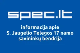 S. Jaugelio Telegos 17 namo savininkų bendrija iliustracija