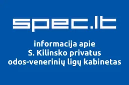 S. Kilinsko privatus odos-venerinių ligų kabinetas | spec.lt