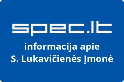 S. Lukavičienės Įmonė | spec.lt