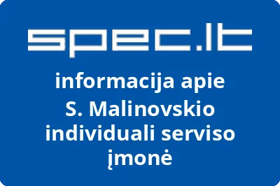 S. Malinovskio individuali serviso įmonė