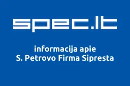 S. Petrovo Firma Sipresta iliustracija