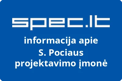 S. Pociaus projektavimo įmonė | spec.lt
