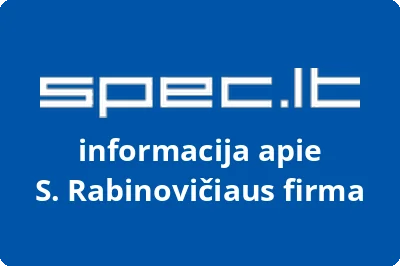 S. Rabinovičiaus firma