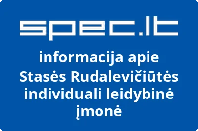 Stasės Rudalevičiūtės individuali leidybinė įmonė