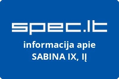 SABINA IX, IĮ