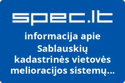 Sablauskių kadastrinės vietovės melioracijos sistemų naudotojų asociacija