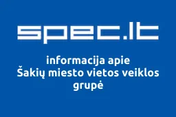 Šakių miesto vietos veiklos grupė | spec.lt