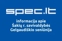 Šakių r. savivaldybės Gelgaudiškio seniūnija iliustracija