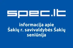 Šakių r. savivaldybės Šakių seniūnija | spec.lt