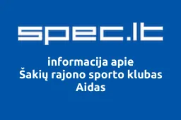 Šakių rajono sporto klubas Aidas iliustracija
