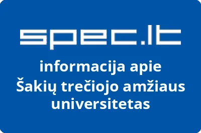 Šakių trečiojo amžiaus universitetas