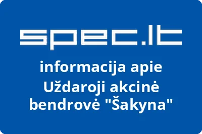 Šakyna, UAB | spec.lt