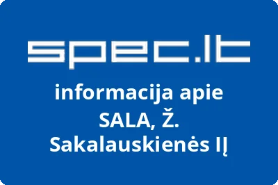 SALA, Ž. Sakalauskienės, IĮ