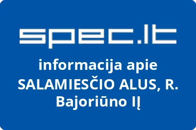 R. Bajoriūno įmonė Salamiesčio alus